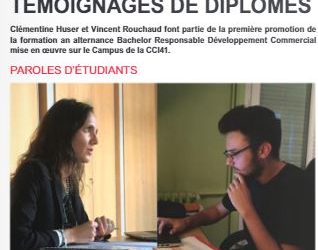 CCI Economie n° 49 – 1ère promotion Bachelor RDC – témoignages